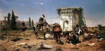 unknow artist Arab or Arabic people and life. Orientalism oil paintings  362 France oil painting art